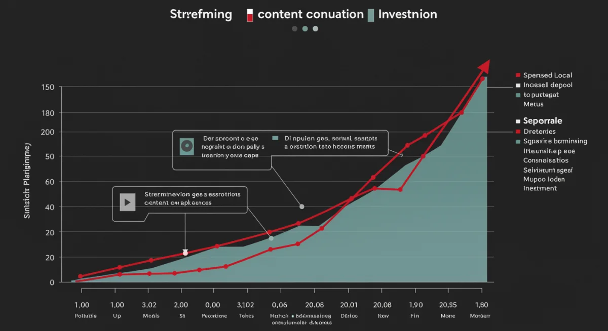 Gráfico de crecimiento de suscriptores y producción de contenido local en México.