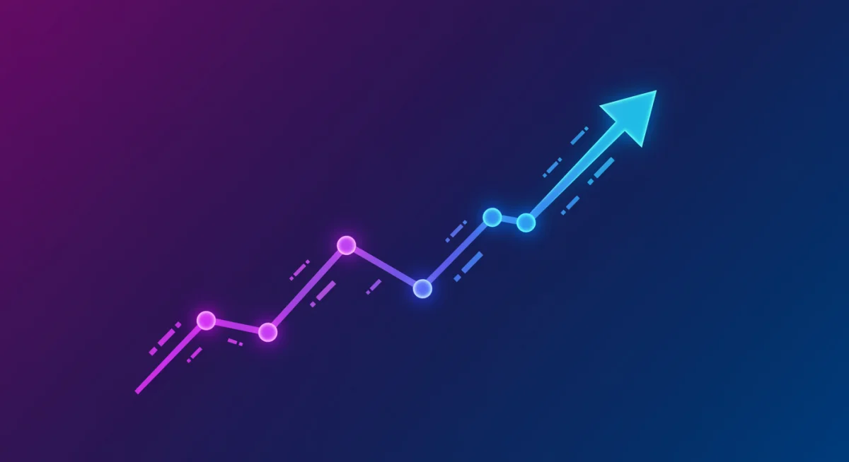 Gráfico de crecimiento exponencial de videos cortos por optimización de algoritmo