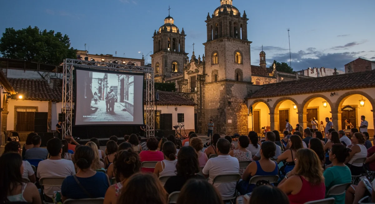 Público disfrutando de un documental financiado colectivamente en México.