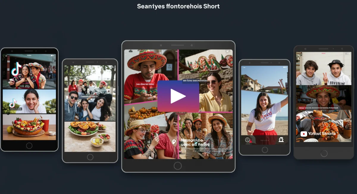 Ejemplos de contenido corto exitoso para TikTok, Instagram y YouTube Shorts en México.
