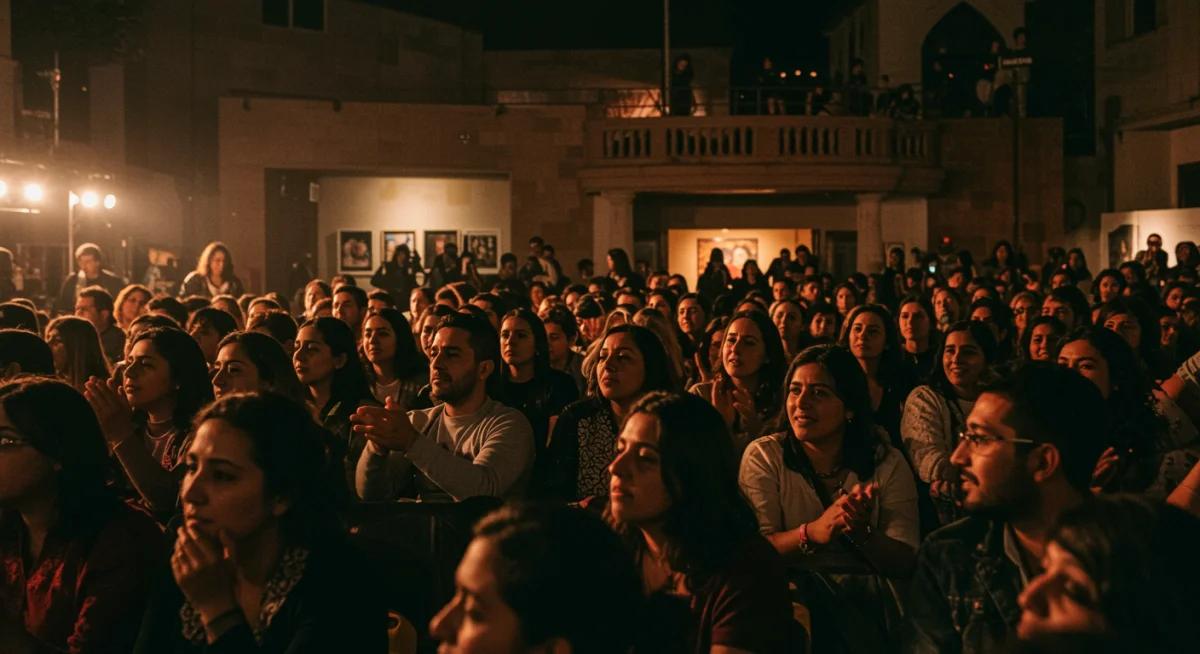 Audiencia diversa disfrutando de un festival cultural en México, mostrando la vitalidad de las experiencias en vivo.