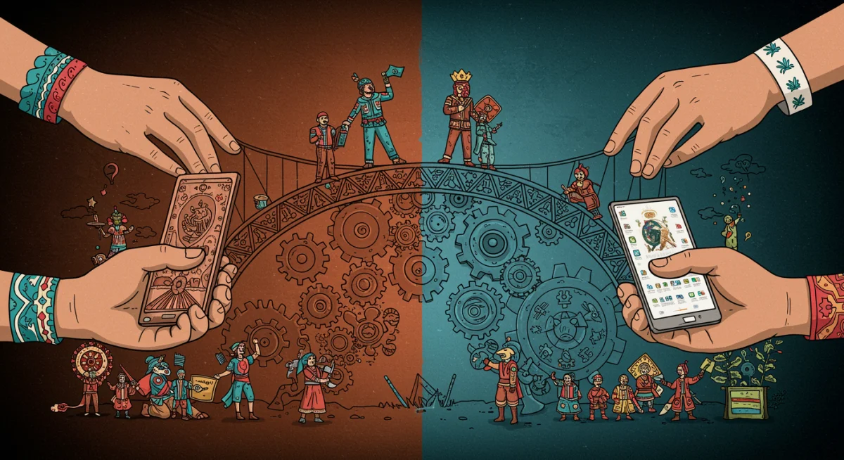 Integración de arte tradicional y digital bajo la nueva ley cultural