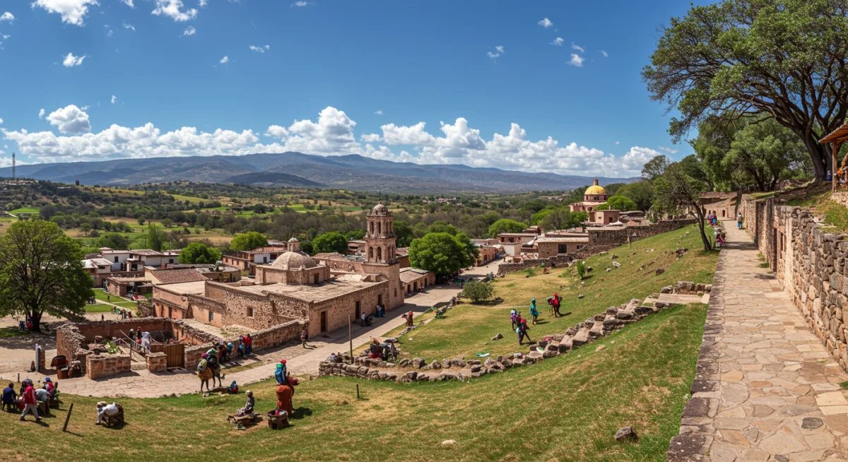 Panorámica de un paisaje mexicano emblemático, parte fundamental de la ambientación en 'El Camino de Regreso'.