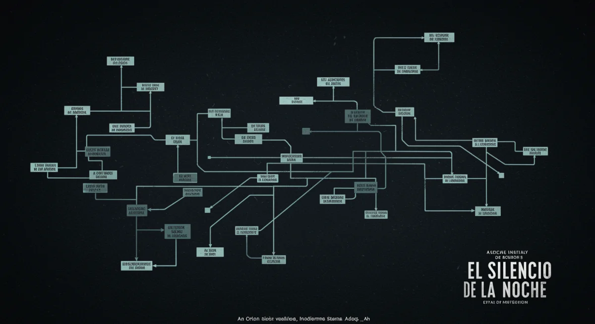 Diagrama de posibles tramas y desarrollos para la segunda temporada de 'El Silencio de la Noche'.